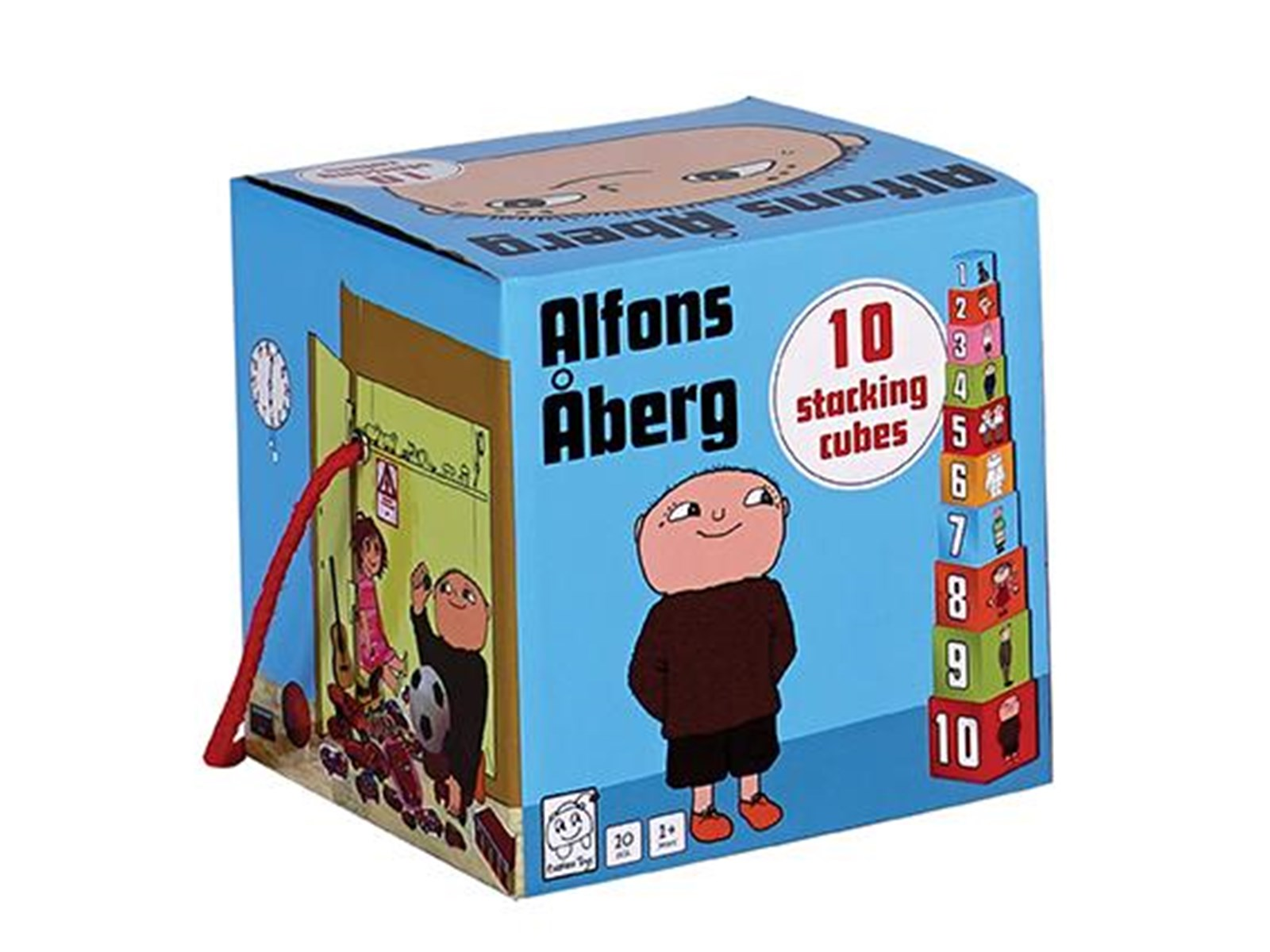 Barbo Toys Alfons Åberg Stacking Cubes 10pcs Barbo Toys Alfons Åberg Stacking Cubes 10pcs